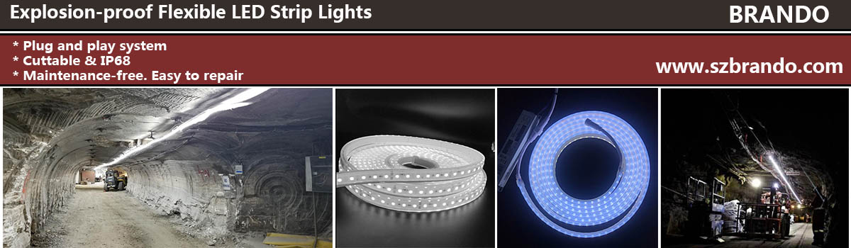 BRANDO Explosion-proof Flexible LED Strip Lights