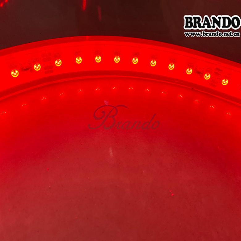 BRANDO flexible circuit board LED Red Tape Light in Tunnel