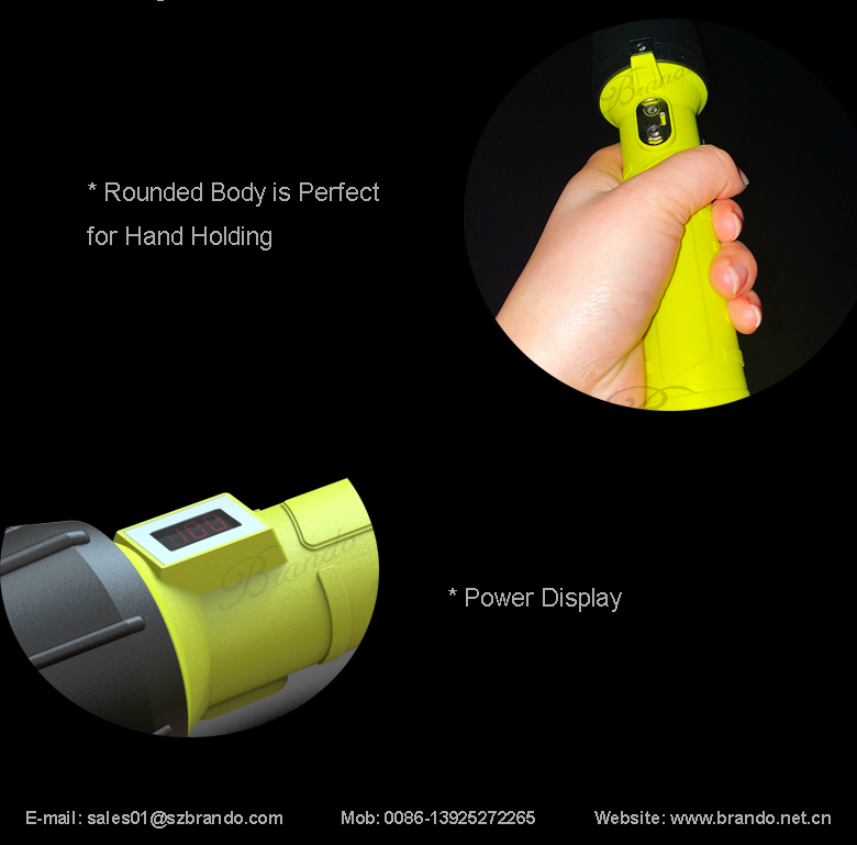 New Design Non-conducting Nylon Explosion-proof LED Torch with 240lumen