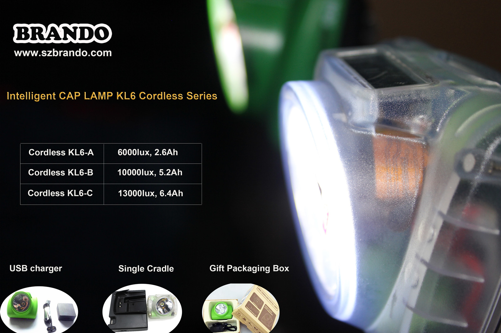 Brando KL6-C Cap Lamp's Manual