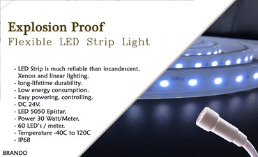 BRANDO Explosion-proof Flexible LED Strip Lights