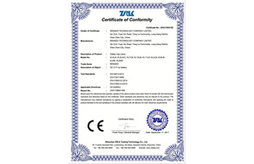 CE approval for KL5LM, KL8LM, KL12LM, KL11LM Cap Lamp