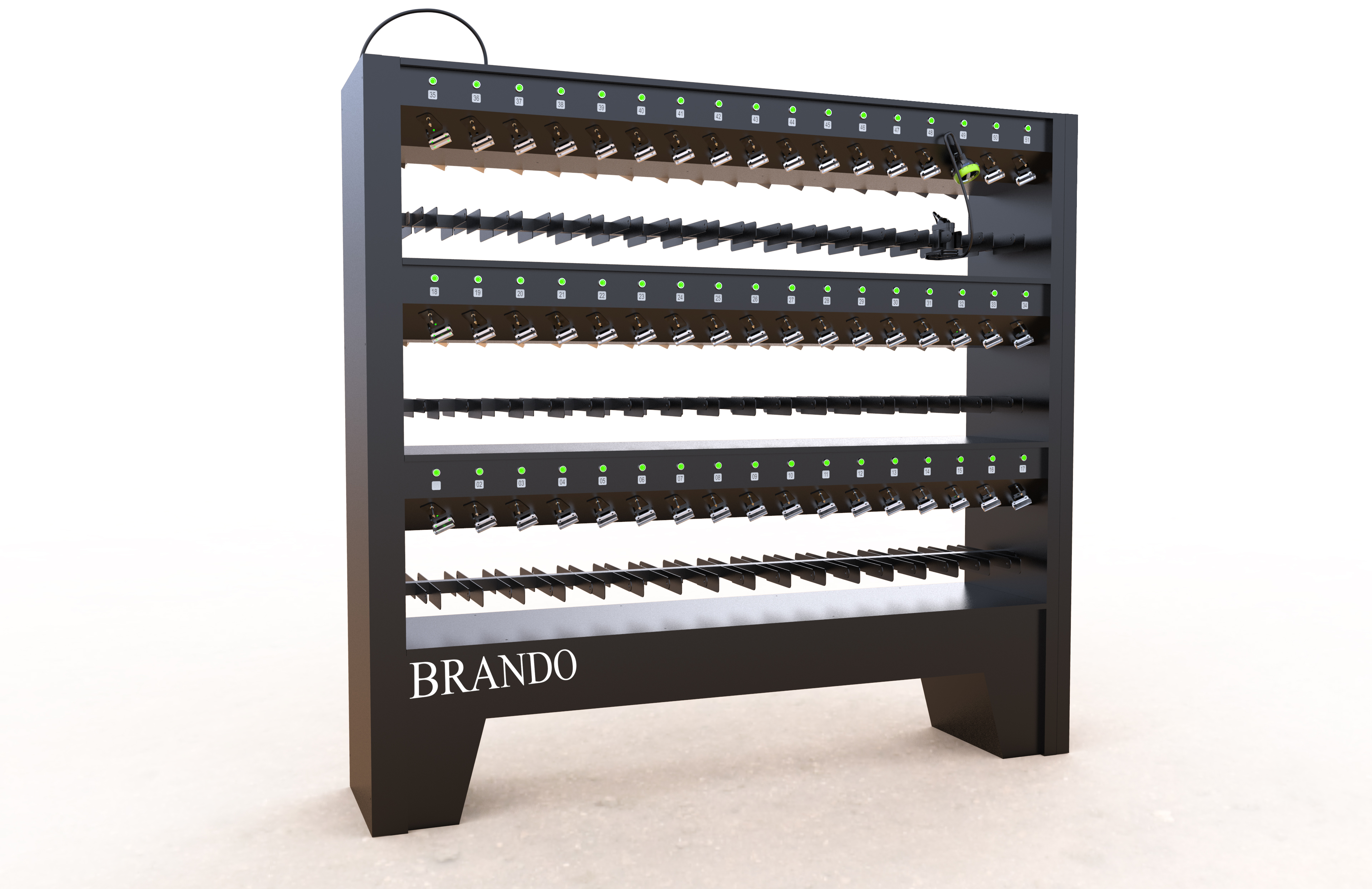 BRANDO new 102 units charger racks