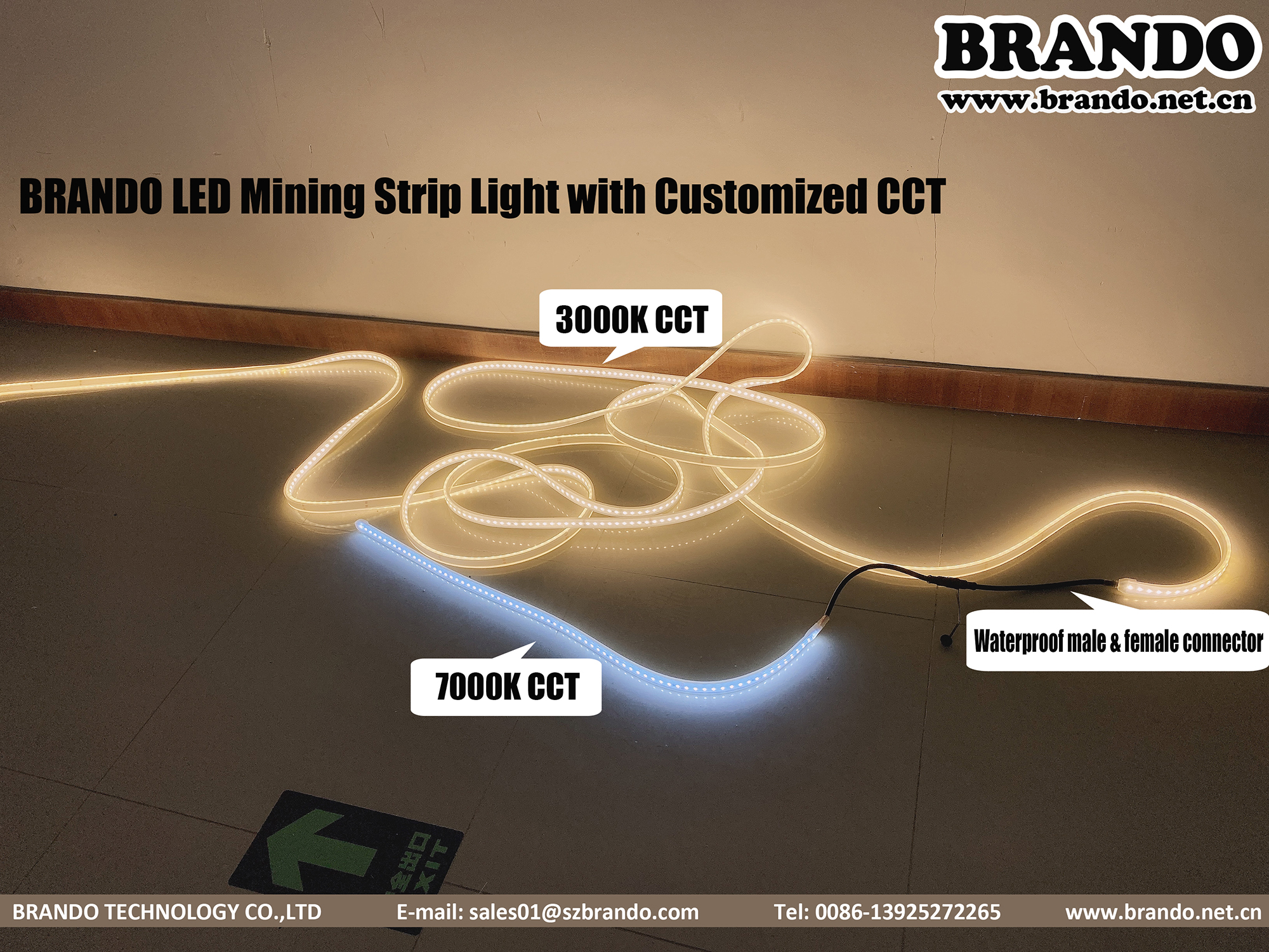 BRANDO Explosion proof LED Mining strip Light